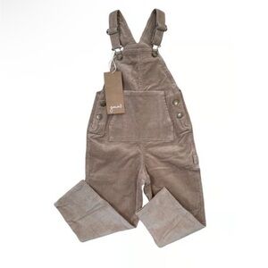Goumi Kids' Organic Cotton Corduroy Overalls NWT 6-7 years